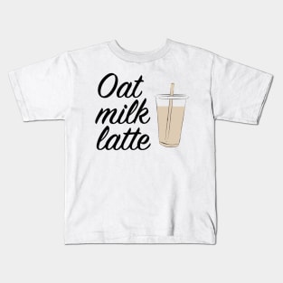 Oat milk latte Kids T-Shirt